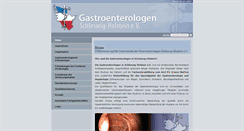 Desktop Screenshot of gastroenterologen-sh.de